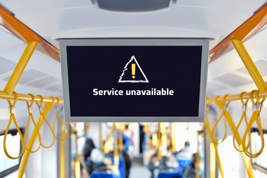 Have You Noticed? Your Passenger Information System is Down!