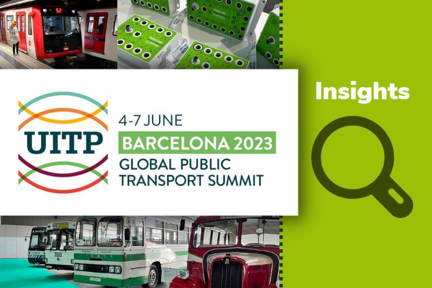 Datenzentren auf Rädern: Einblicke vom UITP Global Public Transport Summit 2023