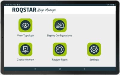 ROQSTAR Stage Manager: The New Mobile Tool for Installation and Deployment of ROQSTAR Ethernet Switches in Buses and Trams